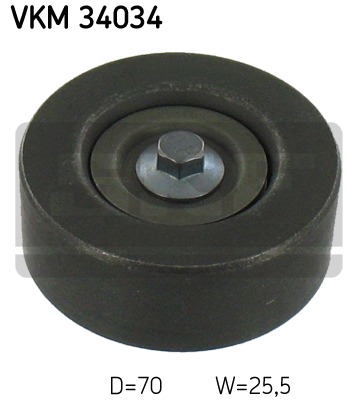 Vratná/vodiaca kladka rebrovaného klinového remeňa SKF (VKM 34034)